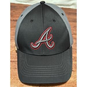 Atlanta Braves MLB Fan Favorite Black Hat Cap Adult Men's Adjustable Strapback